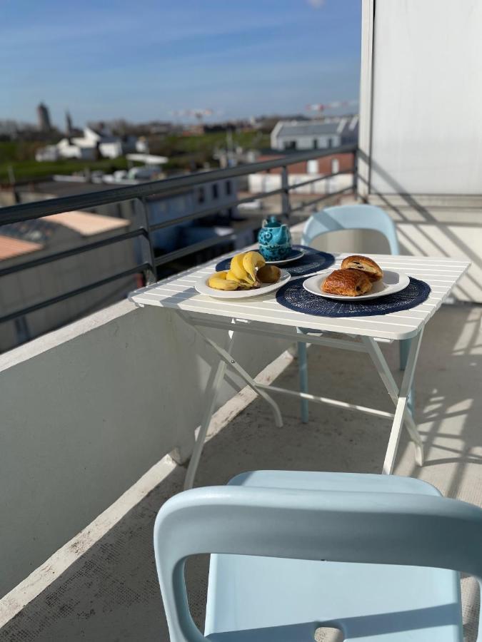Tres Bel Appartement Vue Mer - Les Ilots Bleus - Dunkerque Malo Les Bains Duinkerke Buitenkant foto